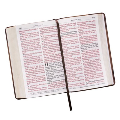 Bible - King James Version - Giant Print- Two-Tone Brown