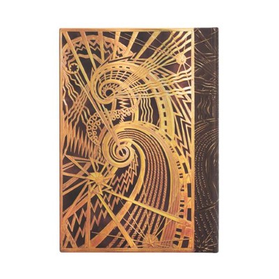Journal - Sketchbook - Paperblanks - The Chanin Spiral - New York Art Deco - Hardcover -Unlined - Midi