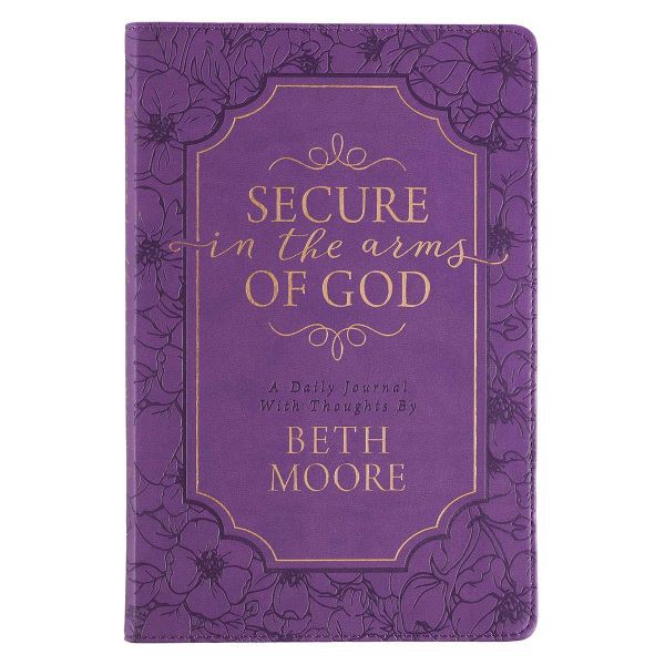 Journal - Secure in the Arms of God - Guided Journal - Flex Cover