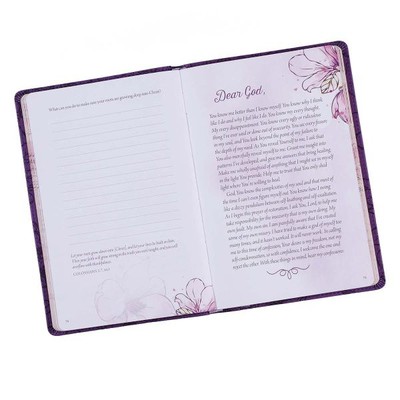 Journal - Secure in the Arms of God - Guided Journal - Flex Cover