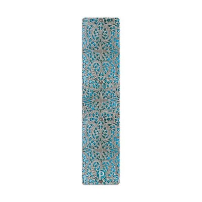 Bookmark - Paperblanks - Maya Blue - Silver Filigree Collection