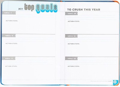 Planner - Undated 12 Month - Crush Those Goals - Hardcover