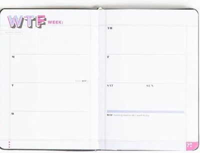 Planner - Undated 12 Month - WTF Is The Plan - Hardcover