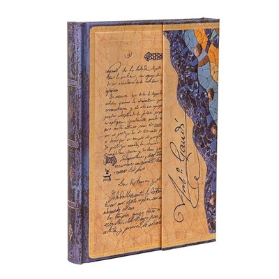 Journal - Paperblanks -   Gaudi  The Manuscript of Reus - Midi Size - Unlined - Hardcover - Embellished Manuscripts Collection