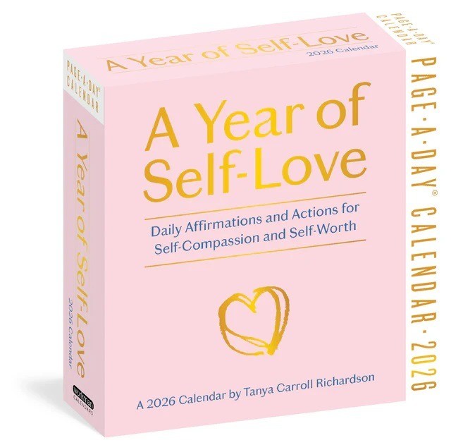 2026 Page-A-Day Calendar Desk Talker | A Year of Self Love | Daily Affirmations and Actions for Self-Compassion and Self-Worth  | 2 available