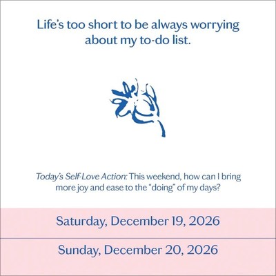 2026 Page-A-Day Calendar Desk Talker | A Year of Self Love | Daily Affirmations and Actions for Self-Compassion and Self-Worth  | 2 available