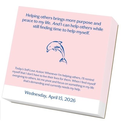 2026 Page-A-Day Calendar Desk Talker | A Year of Self Love | Daily Affirmations and Actions for Self-Compassion and Self-Worth  | 2 available