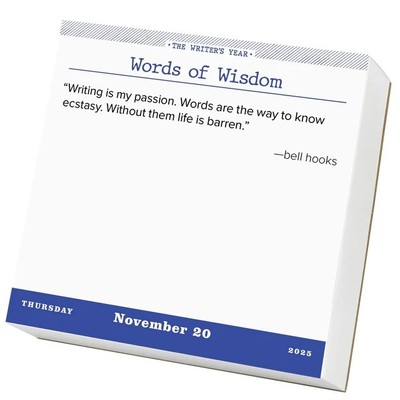 2026 Page-A-Day Calendar Desk Talker | Writer's Year | 365 Days of Inspiration, Prompts, and Quotes  - All Sold
