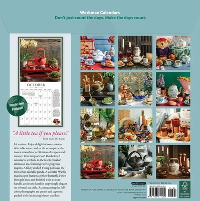 2026 Wall Calendar | The Collectible Teapot | A Tea Obsessive's Dream Come True  |  All Sold1 Available
