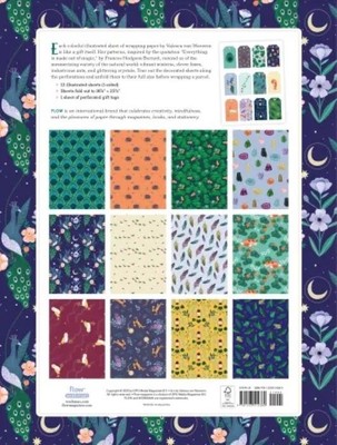 Gift Wrap Book  | Everything Is Made Out of Magic | Wrapping Paper with Matching Gift Tags | 12 Sheets of Exquisite Artwork