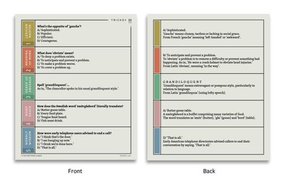 League of the Lexicon | The Quiz Game about Words & Language  | Two Brothers Games | Created by Joshua Blackburn  | 2 available