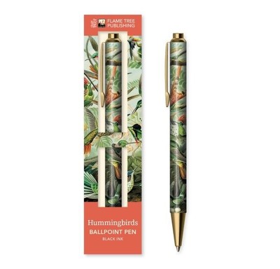 Decorative Ballpoint Pen  |  Ernst Haeckel: Hummingbirds  |  Gift Boxed