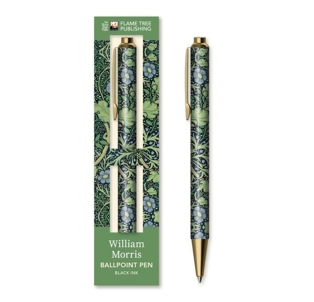 Decorative Ballpoint Pen  |  William Morris: Seaweed  |  Gift Boxed