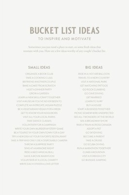 Our Bucket List Adventures |  Plan Your Life Dreams as a Couple and Celebrate Your Favorite Memories |  By  Korie Herold