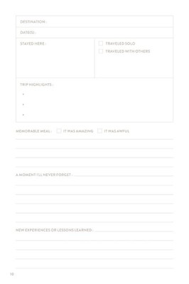 My Travel Journal  |  Created by Korie Herold