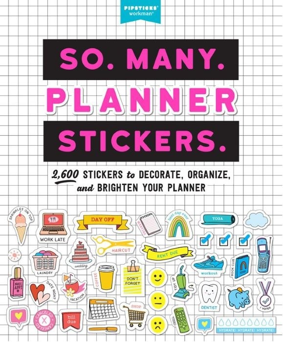 Planner Stickers | 2,600 Stickers to Decorate, Organize, and Brighten Your Planner  |  by Workman