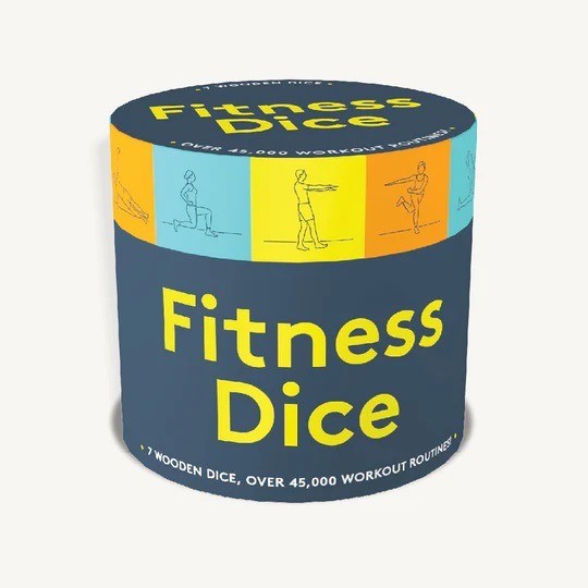 Fitness Dice   |  7 Wooden Dice  |  Over 45,000 Workout Routines!