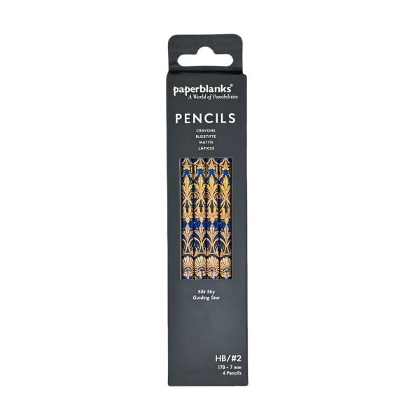 Pencils |  Paperblanks  |  Silk Sky  |  Set of 4