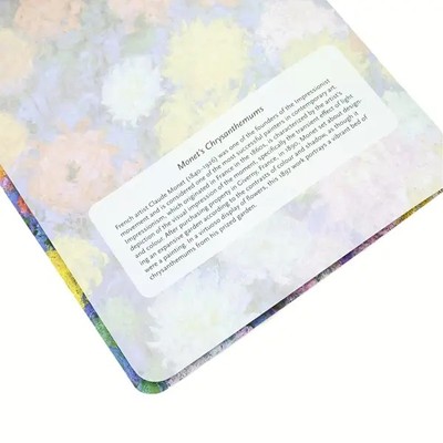 Notebook  |  Paperblanks Cahier  |  Monet's Chrysanthemums | A5 Size -  Lined | Softcover