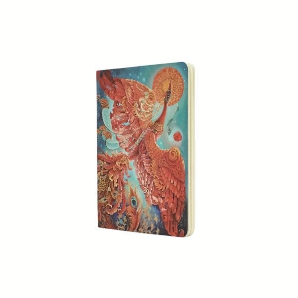 Notebook  |  Paperblanks Cahier  |  Firebird - Birds of Happiness  | A5 Size - Lined  | Softcover