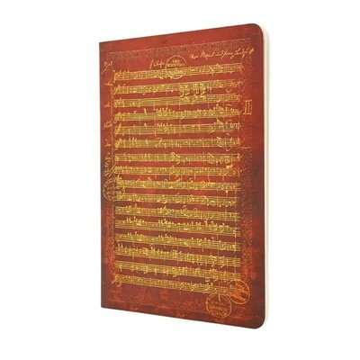 Music Manuscript | Paperblanks | Mozart The Hunt | A5 Size | Musical Staves | Softcover