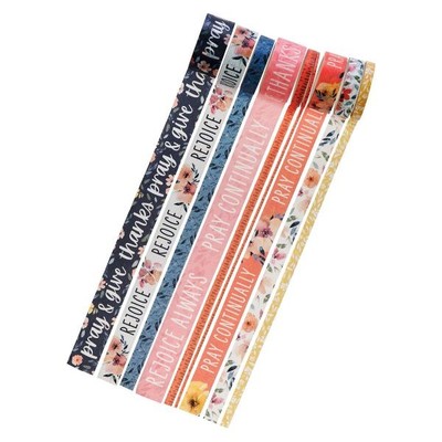Washi Tape  |  Set of 8 Non-toxic  |  Give Thanks Always