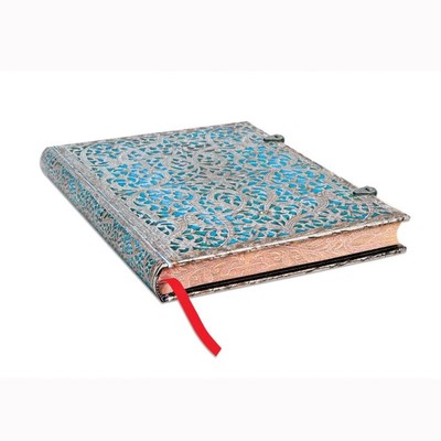 Journal  |  Paperblanks  |  Maya Blue - Silver Filigree Collection  |  Lined  |  Ultra Size  |  Hardcover