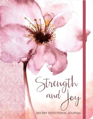 Strength and Joy | A 365-Day Devotional Journal | By Ellie Claire | Compiled by Mary Wilder Tileston