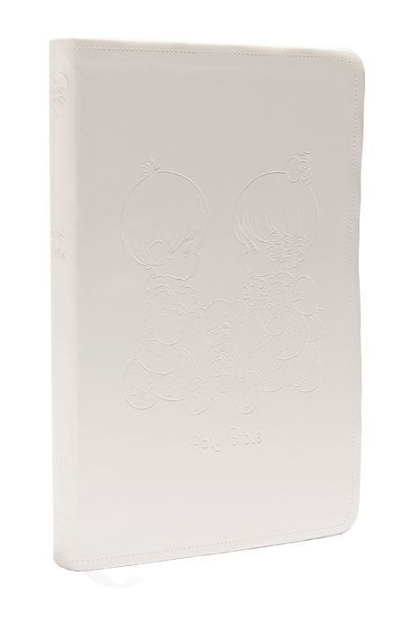 Bible  |  New Revised Standard Version |   Catholic Edition |  Precious Moments® Catholic Bible  |  Leather Soft Cover - White