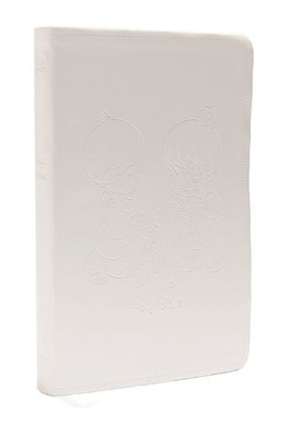 Bible  |  New Revised Standard Version |   Catholic Edition |  Precious Moments® Catholic Bible  |  Leather Soft Cover - White