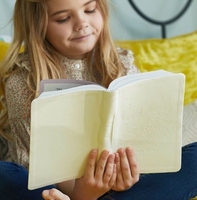 Bible  |  New Revised Standard Version |   Catholic Edition |  Precious Moments® Catholic Bible  |  Leather Soft Cover - White