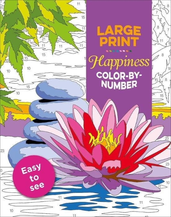 Color by Number | Happiness | Large Print | Editors of Thunder Bay Press