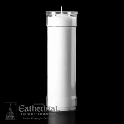 Candles : Inserta-Lite Set |  Clear 7- Day  |  Candle  & Clear Glass Re-usable Vase/Candle Holder
