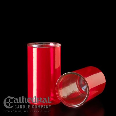 Candle Acessory  |  3 Day Inserta-Lite Globe/Candle Holder  |  Ruby