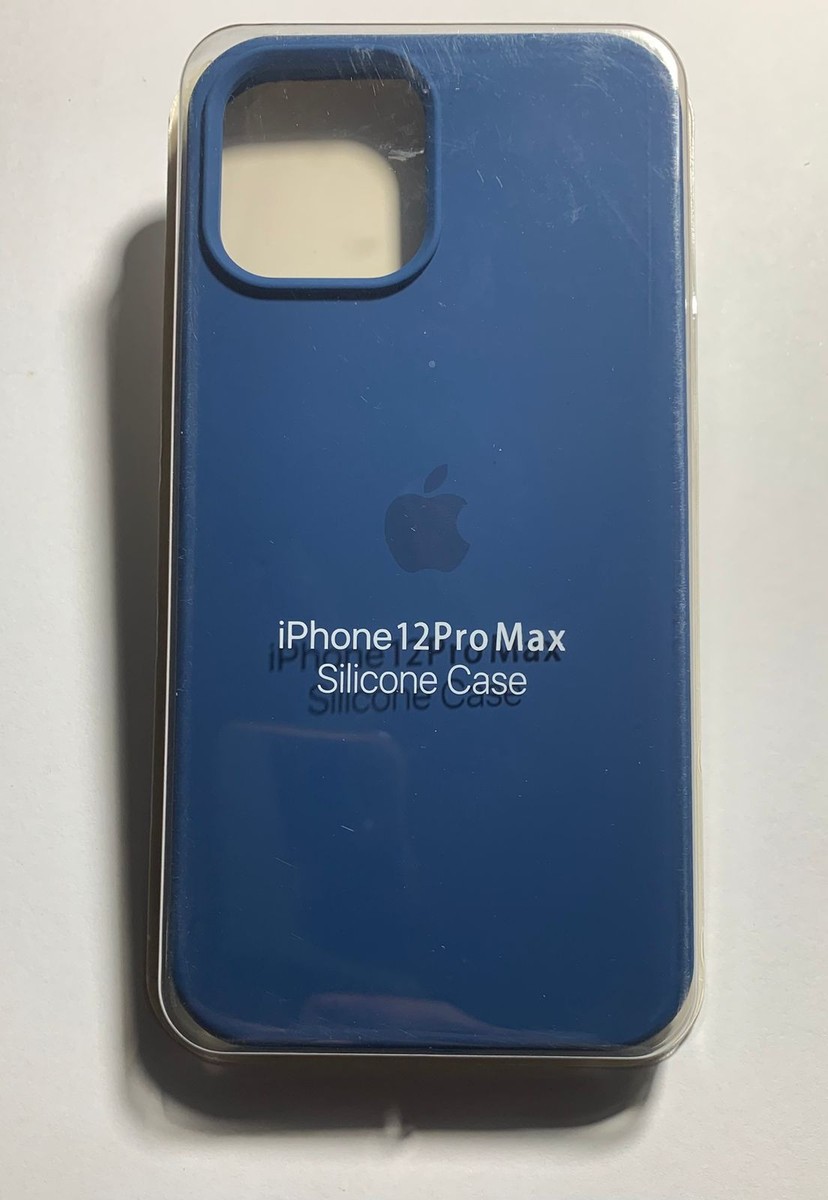 Case de Silicón para iPhone: Seguro, Ligero y Elegante 12 PRO MAX AZUL