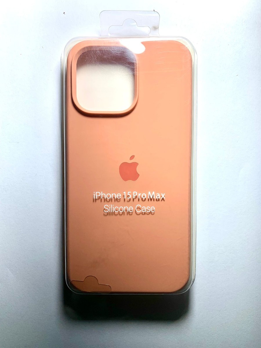 SILICONE CASE IPHONE 15 PRO MAX CORAL