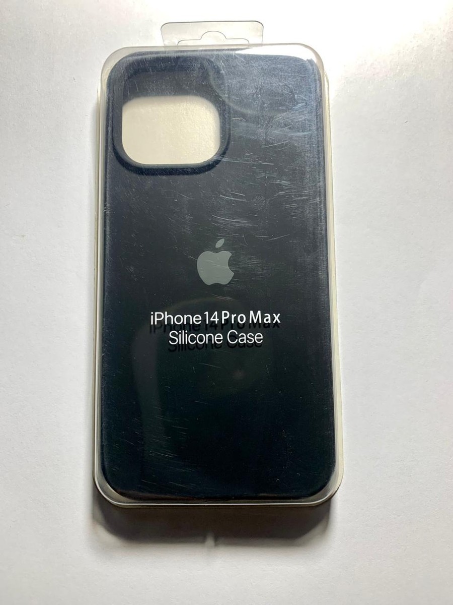 SILICONE CASE IPHONE 14 PRO MAX NEGRO