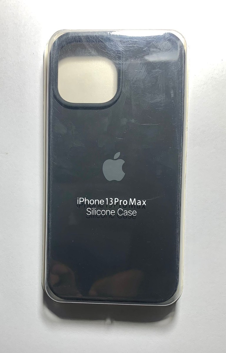 SILICONE CASE IPHONE 13 PRO MAX NEGRO