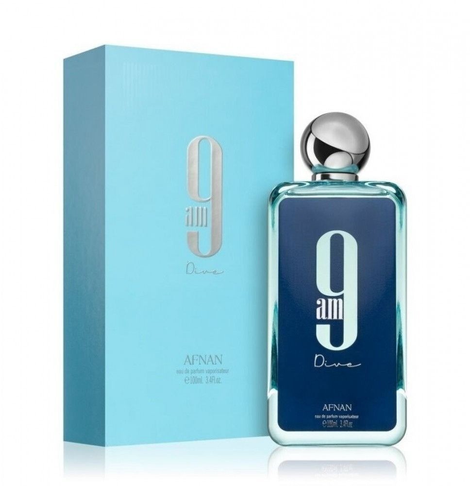 Afnan 9 AM Dive, por Afnan Perfumes, EDP SPRAY 3.4 onzas (3.4 fl oz) Unisex
