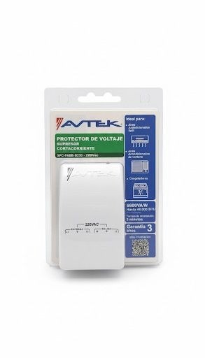 Protector de Voltaje para A/A y equipos de refrigeración hasta 48.000 BTU, 220 VAC, con borneras. SPC-PABB-B230-220vac