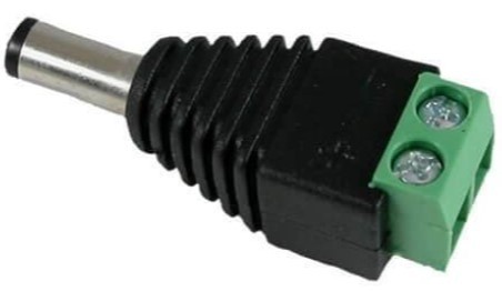 CONECTOR DE CORRIENTE MACHO TERMINAL DE TORNILLO MOD.DC04