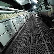 TAPETE ANTIFATIGA DE 90X90 COLOR "NEGRO"