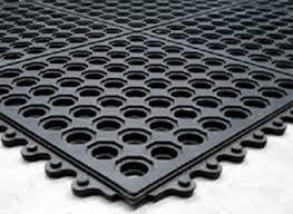 TAPETE ANTIFATIGA DE 90X90 COLOR "NEGRO"