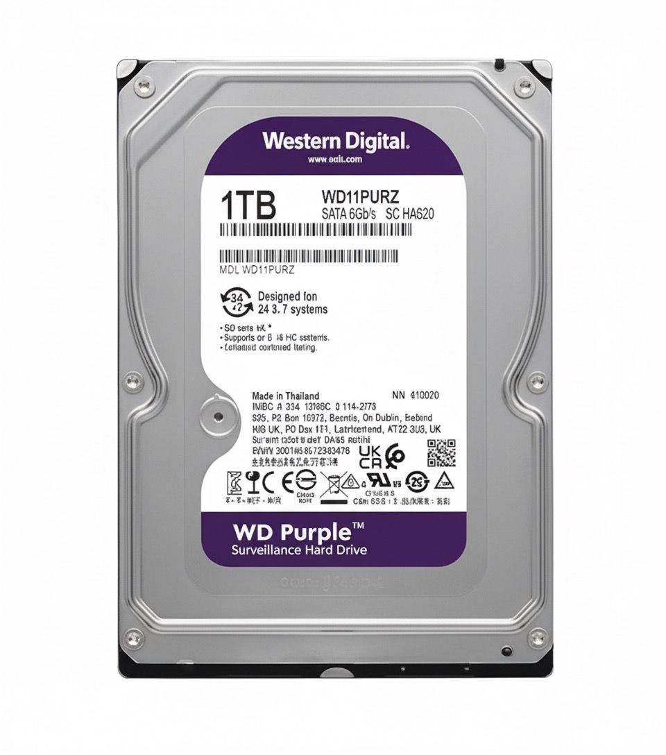 DISCO DURO INTERNO WESTERN DIGITAL PURPLE 3,5 1TB MOD. WD11PURZ