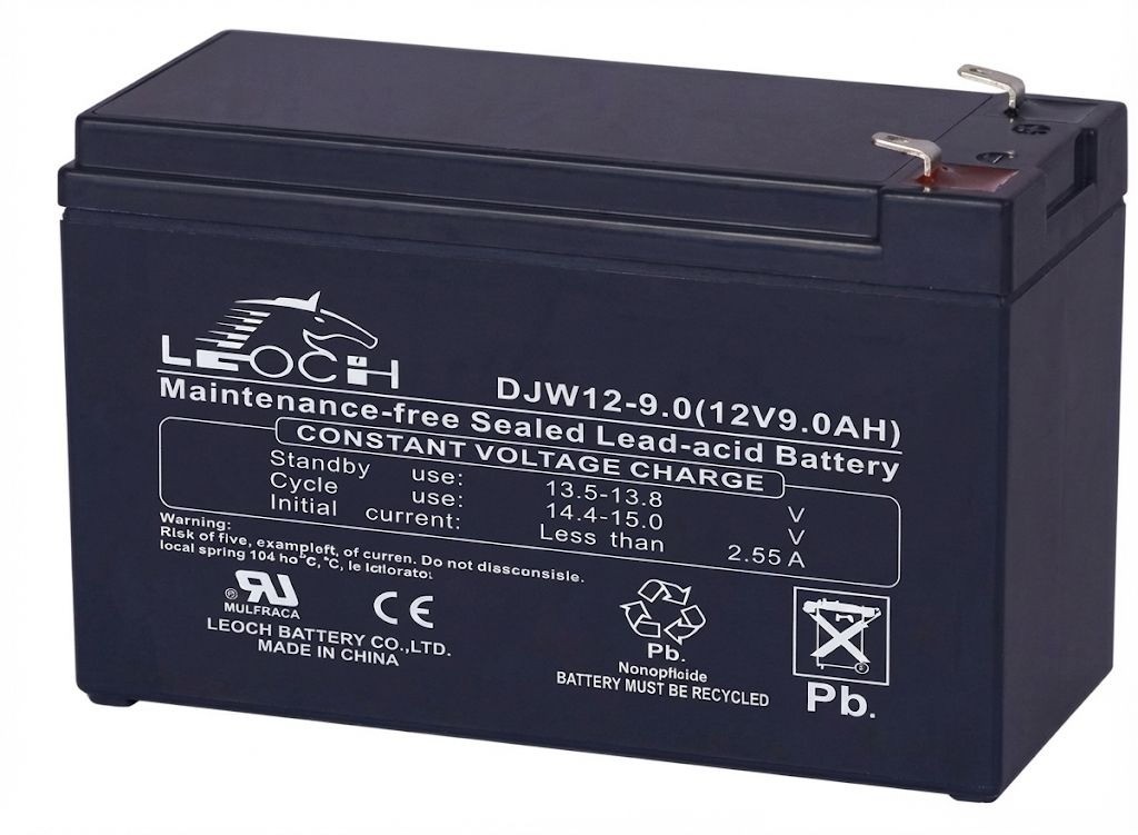 Bateria marca Leoch Djw12-9.0 12v 9ah Ups/Alarmas/Luz Emergencia