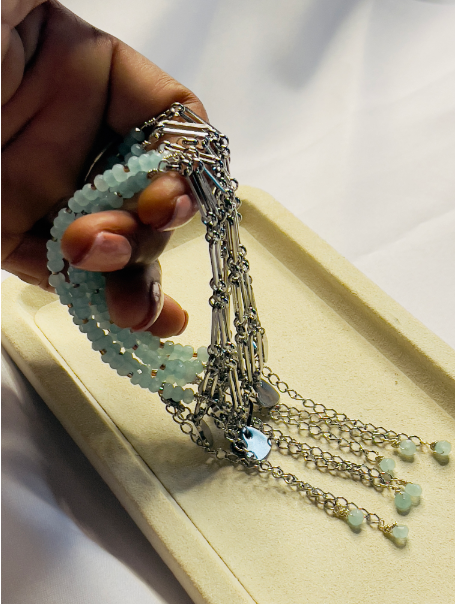 The Rondelle-Steel Duet Bracelet