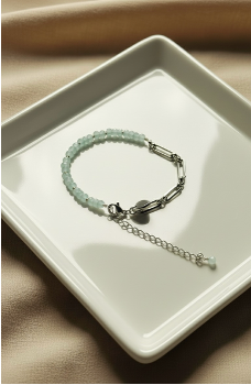 The Rondelle-Steel Duet Bracelet