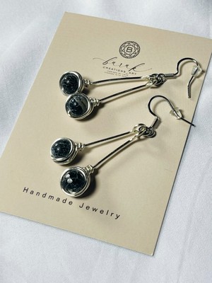 Twin Stone Dangle Drop Earrings