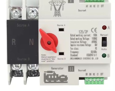 ATS Generator Type 2P 220VAC 100A