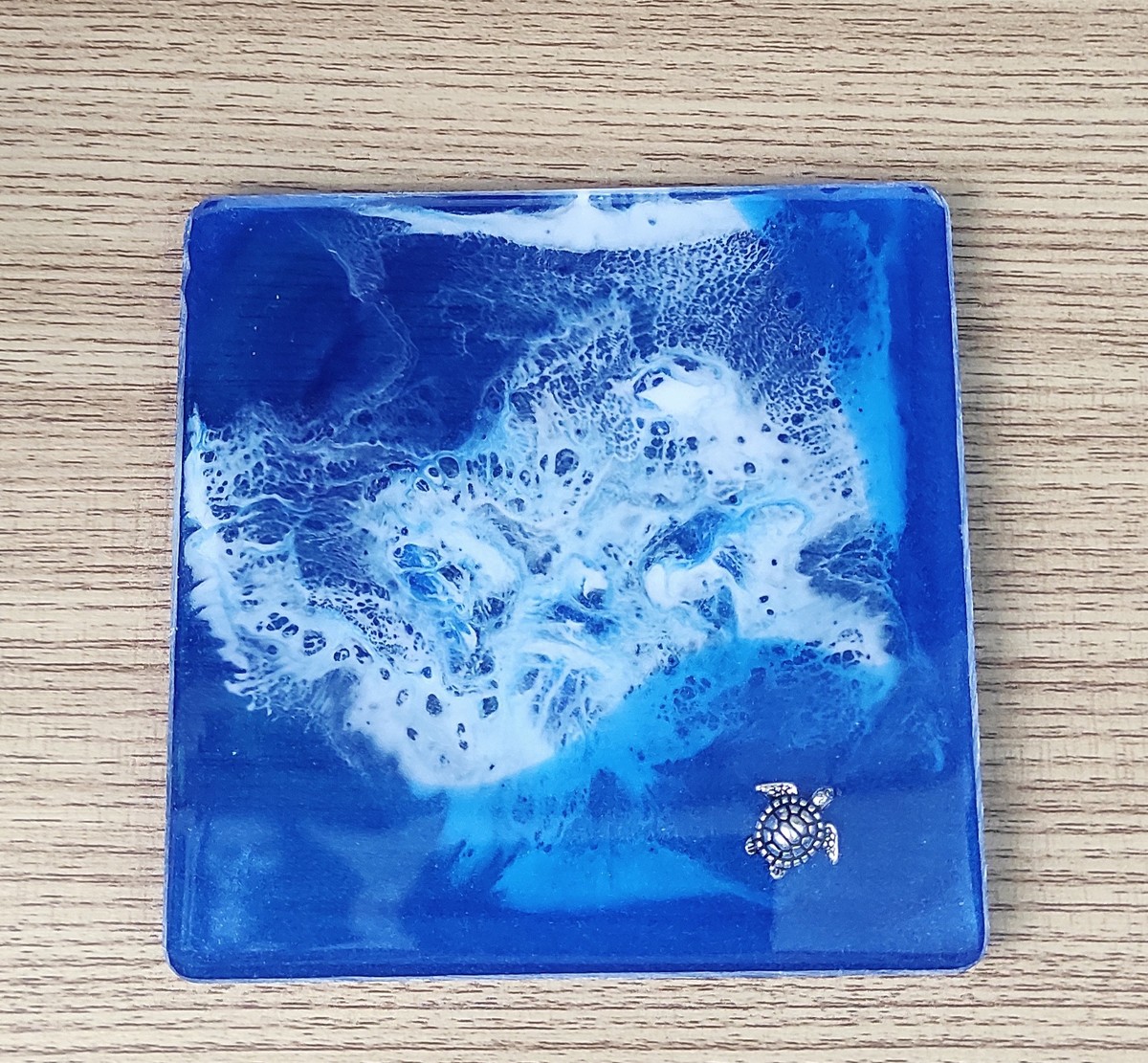 Coaster with sea turtle